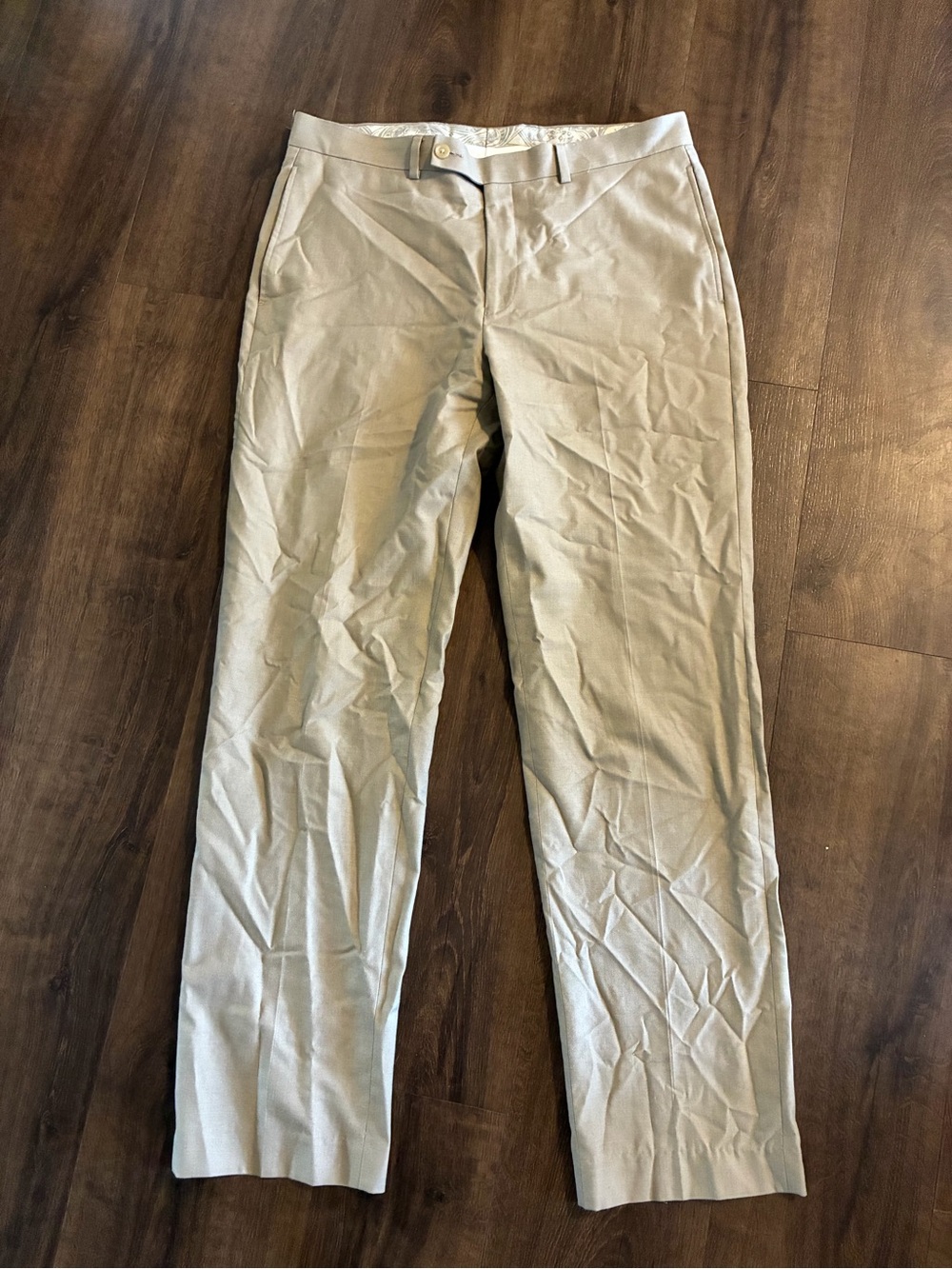 Lauren Ralph Lauren Women’s Tan Dress Pants Size 14 Straight Leg Career Trousers